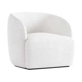 Gwyneth ivory boucle chair